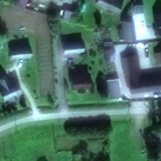 Vaizdas iš viršaus: Lakštingalų g. 2A, Rusnė