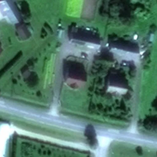 Vaizdas iš viršaus: Kuršmarių g. 10, Rusnė