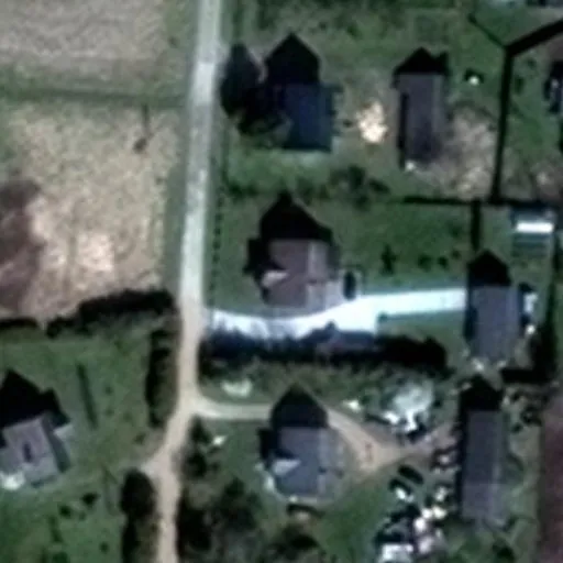 Vaizdas iš viršaus: Skalvos g. 4, Lumpėnai