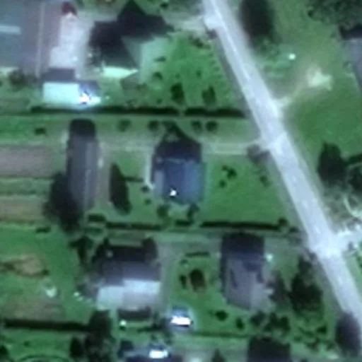 Vaizdas iš viršaus: Skalvių g. 7, Rusnė
