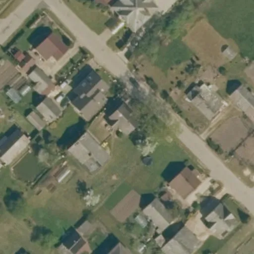 Vaizdas iš viršaus: Alėjos g. 45, Kuršėnai