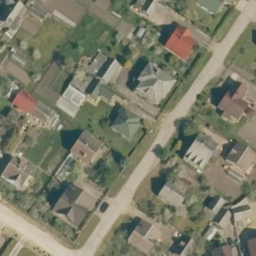 Vaizdas iš viršaus: Girios g. 20, Kuršėnai