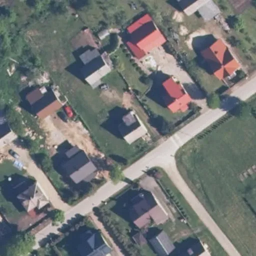 Vaizdas iš viršaus: Spindulio g. 42, Aukštelkė
