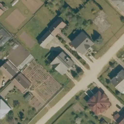Vaizdas iš viršaus: Tulpių g. 1, Kuršėnai