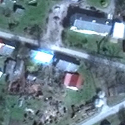 Vaizdas iš viršaus: Upelio g. 15, Viešvilė