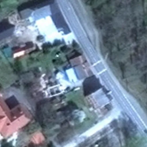Vaizdas iš viršaus: Klaipėdos g. 93, Viešvilė