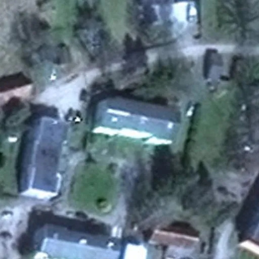 Vaizdas iš viršaus: Mokyklos g. 24, Viešvilė